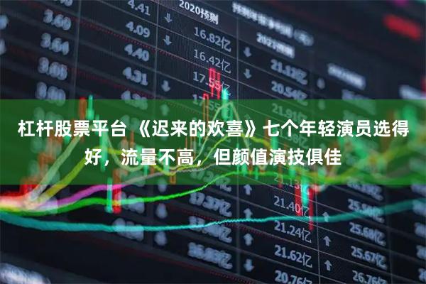 杠杆股票平台 《迟来的欢喜》七个年轻演员选得好，流量不高，但颜值演技俱佳